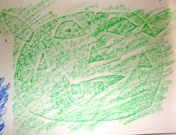 Frotáž - veselé obličeje