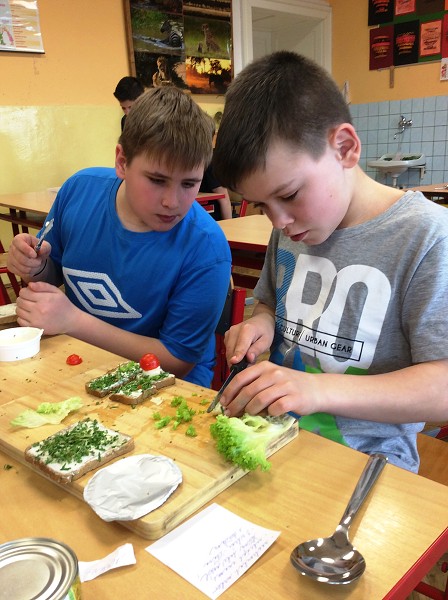 Příprava zdravých svačinek