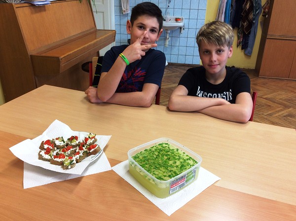 Příprava zdravých svačinek