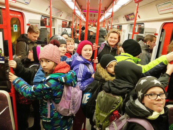 Výlet 5. třídy do adventní Prahy