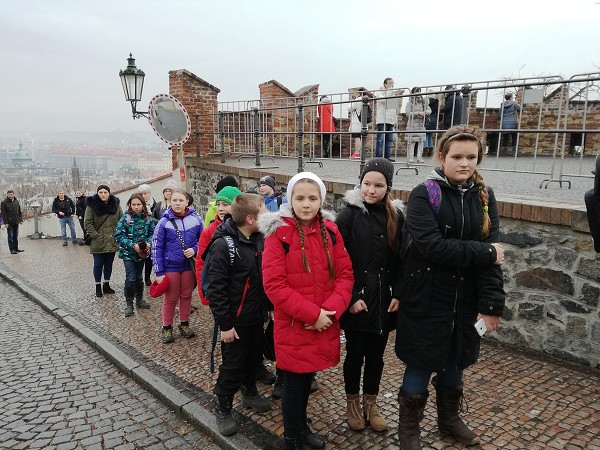 Výlet 5. třídy do adventní Prahy
