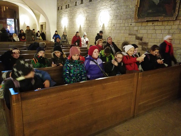 Výlet 5. třídy do adventní Prahy