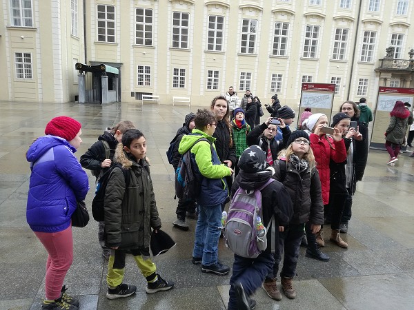 Výlet 5. třídy do adventní Prahy