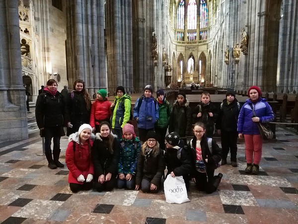 Výlet 5. třídy do adventní Prahy