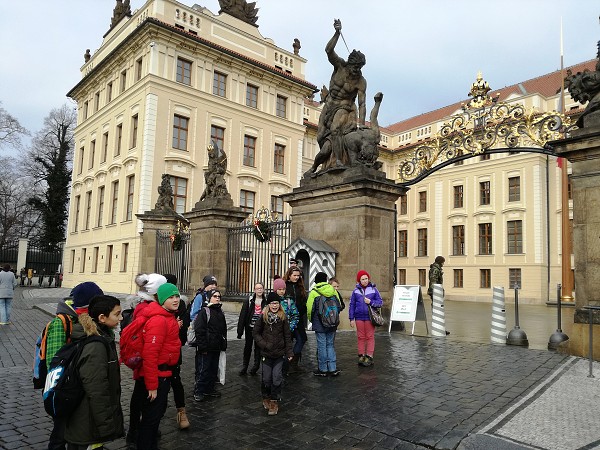 Výlet 5. třídy do adventní Prahy
