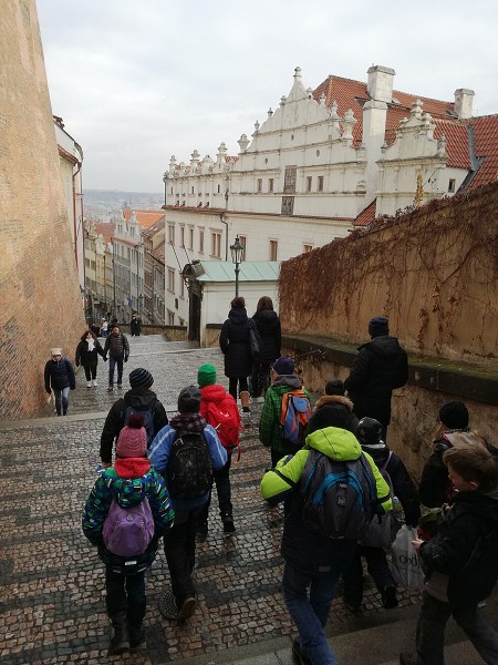 Výlet 5. třídy do adventní Prahy