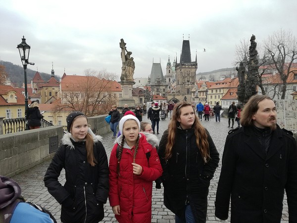 Výlet 5. třídy do adventní Prahy