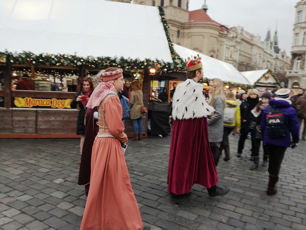 Výlet 5. třídy do adventní Prahy