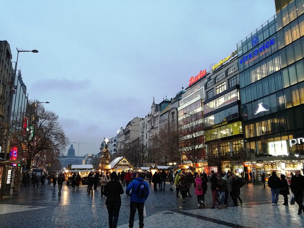 Výlet 5. třídy do adventní Prahy