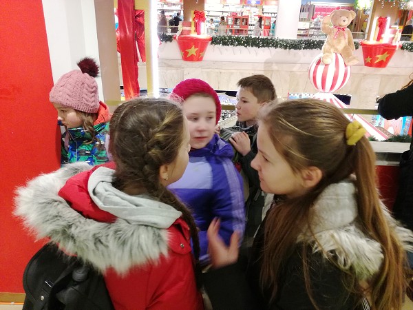 Výlet 5. třídy do adventní Prahy