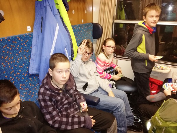 Výlet 5. třídy do adventní Prahy