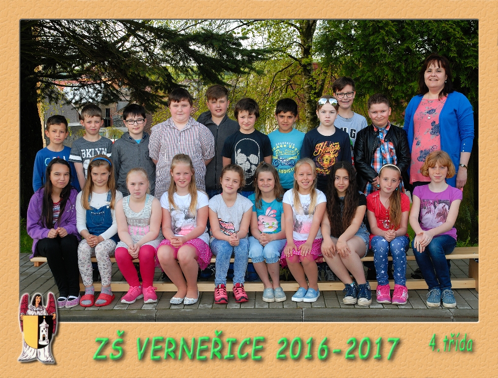 4. třída, školní rok 2016/2017