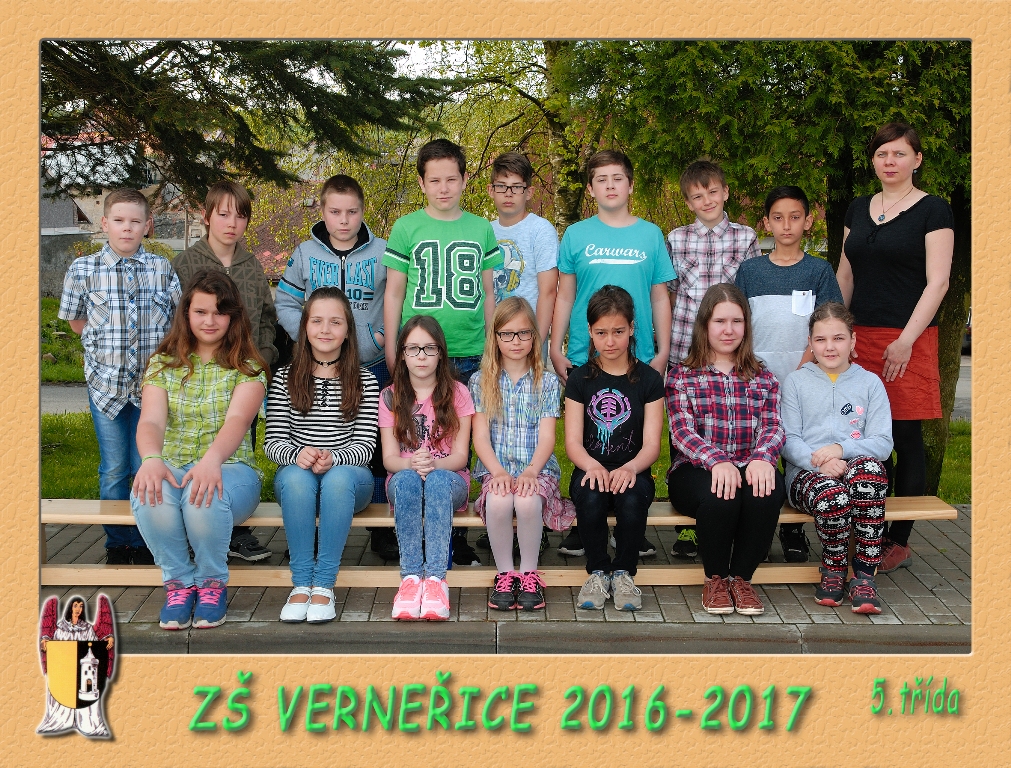 5. třída, školní rok 2016/2017
