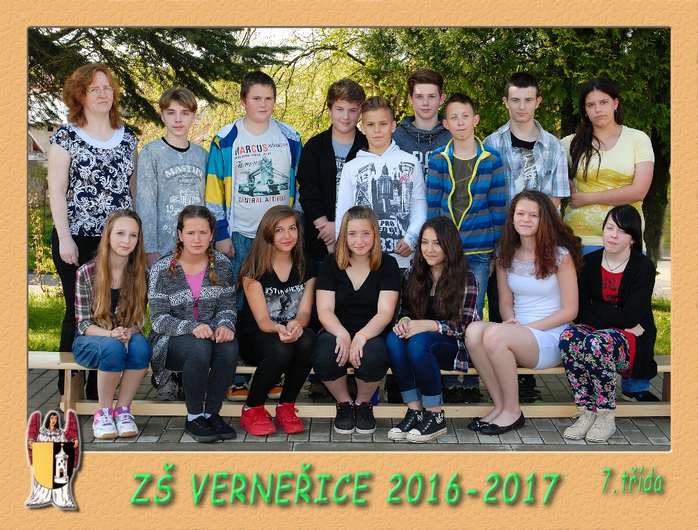 7. třída, školní rok 2016/2017