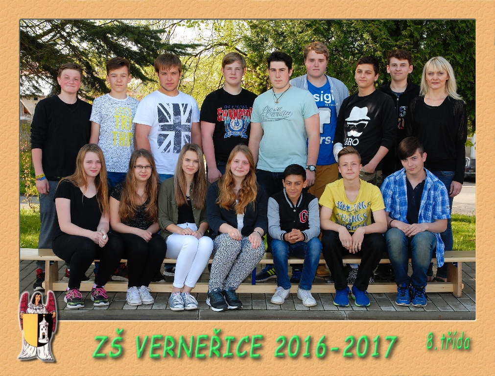 8. třída, školní rok 2016/2017
