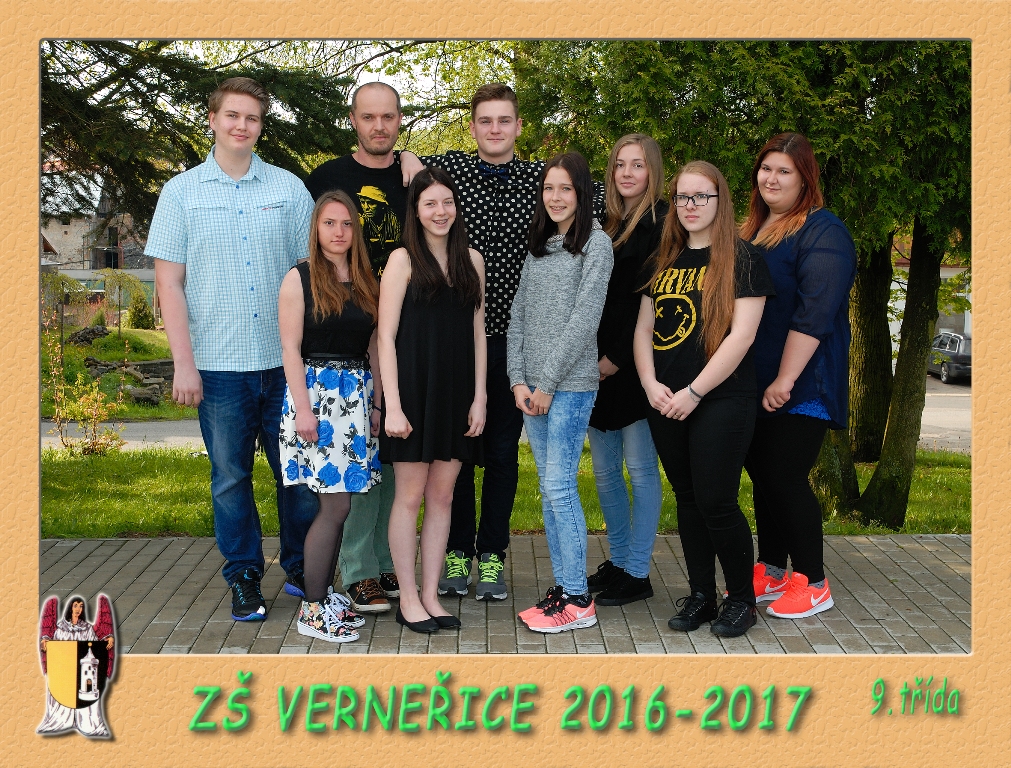 9. třída, školní rok 2016/2017
