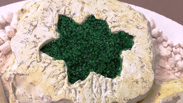 Keramika a mini skleněné tavenice na advent