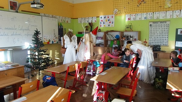 Mikuláš, andělé a čert