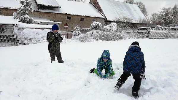 Land art – sněhové stavby