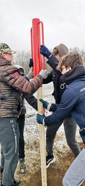Sázení stromů (1., 5. a 9. třída)
