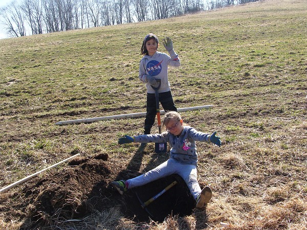 Sázení stromů (2. a 8. třída)