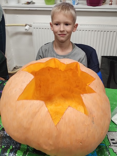 Dýňodlabání na 1. stupni