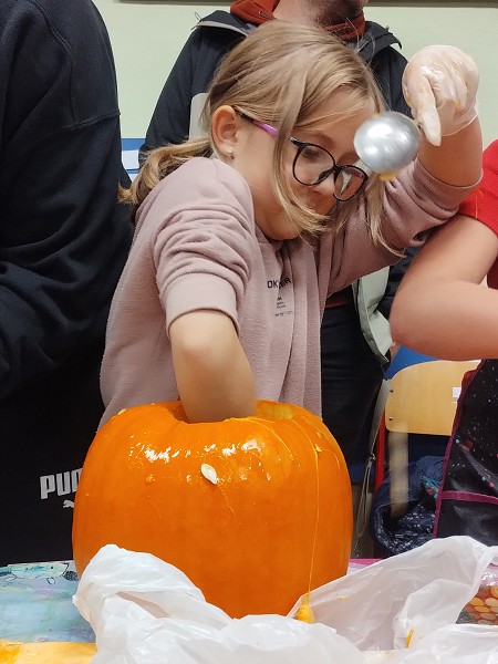 Dýňodlabání na 1. stupni