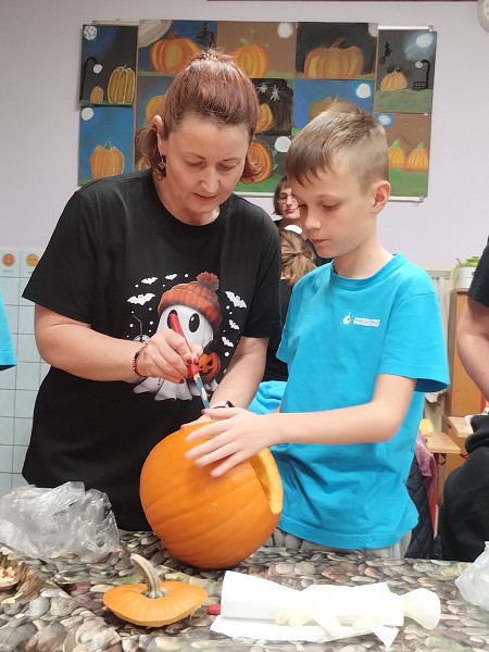 Dýňodlabání na 1. stupni