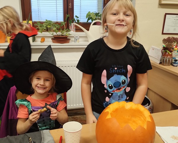 Dýňodlabání na 1. stupni