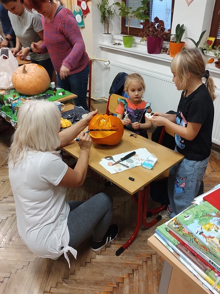 Dýňodlabání na 1. stupni