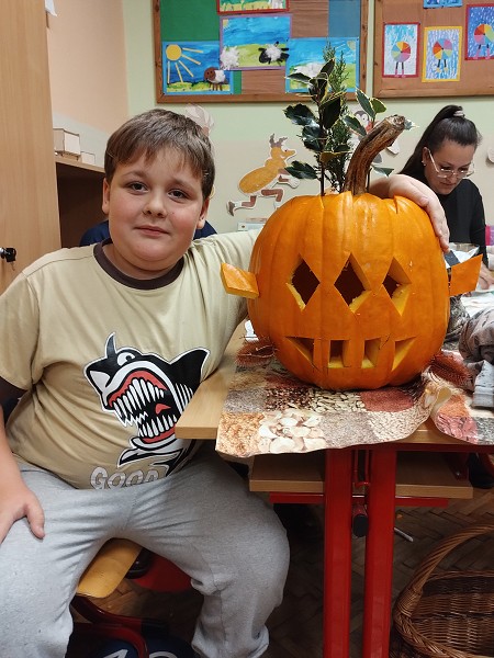 Dýňodlabání na 1. stupni