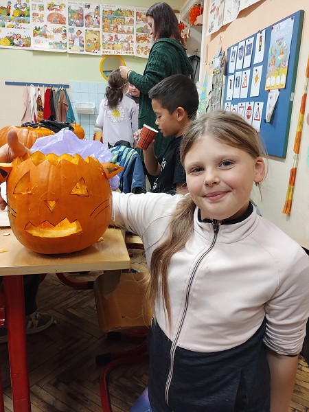 Dýňodlabání na 1. stupni