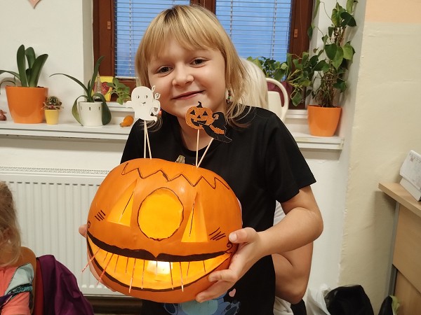 Dýňodlabání na 1. stupni